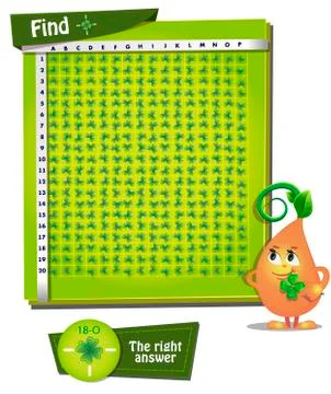 Game account clover Stock Illustration