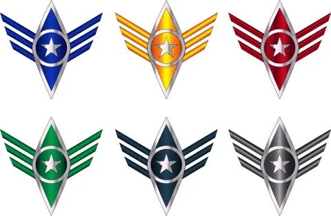 Game achievement badge Stock Illustration