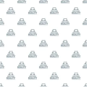 Game additional reality pattern vector seamless イラスト素材