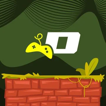 Game Alphabet D Logo Stock Illustration