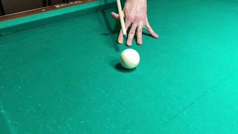 The game of American pool Stock Footage 123952733