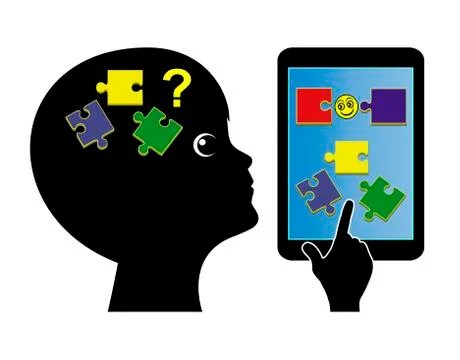 Game and Educational Apps for Toddlers Illustrazione stock