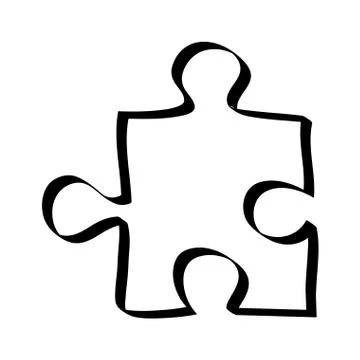 Game and teamwork design. Puzzle icon. vector graphic Stock Illustration