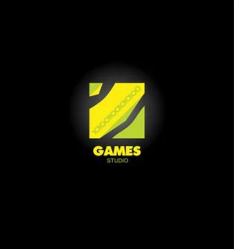 Game app logo Illustrazione stock