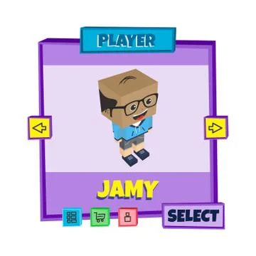 Game assets element Stock Illustration