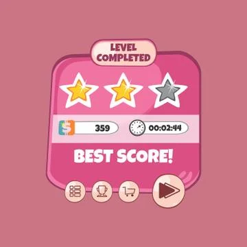 Game assets element Stock-Illustration