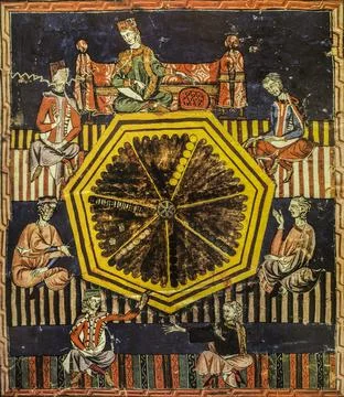 Game of astronomical tables Stock Illustration