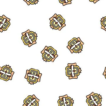 Game award with crown vector seamless pattern 库存插图