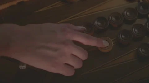 The Game of Backgammon Stock Footage 58506923
