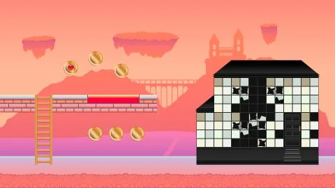 Game Background Ilustração Stock