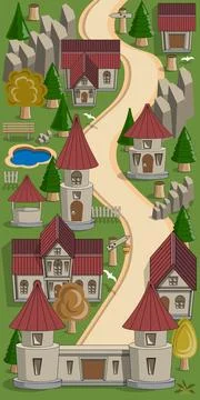 Game background. Stock Illustration