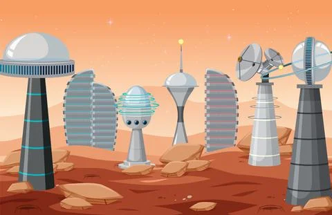 A game background template with elements 스톡 일러스트