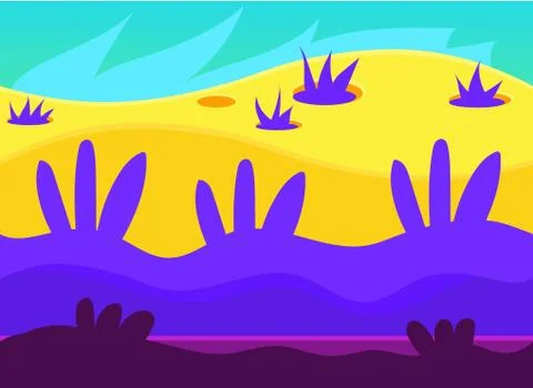 Game Background Vector Illustration Set Stockillustratie