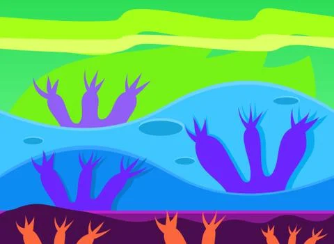 Game Background Vector Illustration Set Stockillustratie