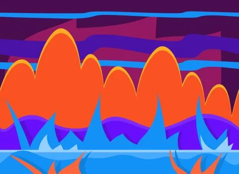 Game Background Vector Illustration Set Stockillustratie