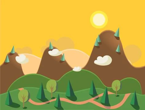 Game Background Vector Seamless 스톡 일러스트