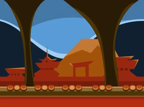 Game Background Vector Seamless Stockillustratie