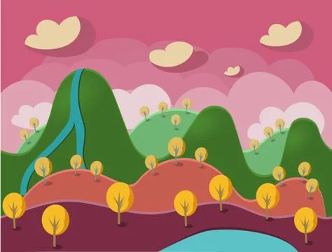 Game Background Vector Seamless Stock Illustration