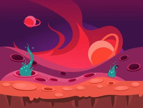 Game Background Vector Seamless 스톡 일러스트