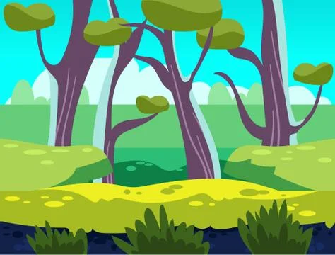 Game Background Vector Seamless 스톡 일러스트