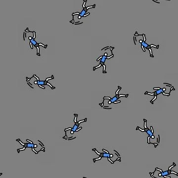 Game badminton vector seamless pattern Stock Illustration