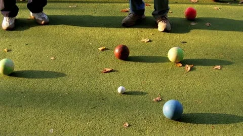 Game balls Stock Footage