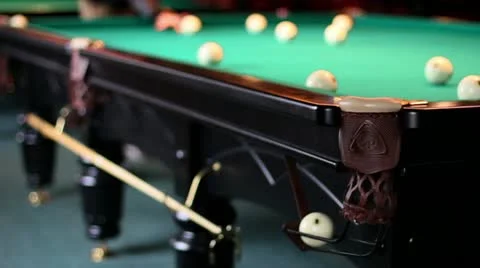 Game Of Bbilliards. Stock Footage 22015056