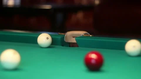 Game Of Bbilliards. Stock Footage 22015085