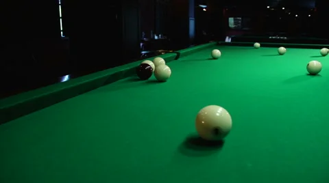 The game of billiards Stock Footage 54501475