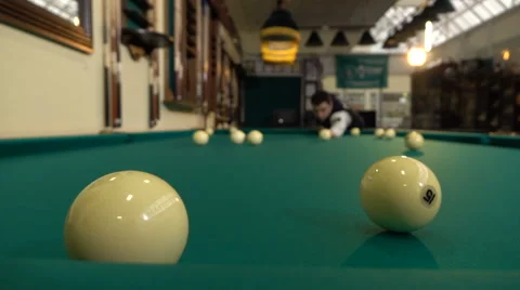 The game of billiards Stock Footage 61753664