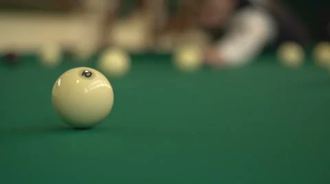 The game of billiards  Stock Footage 61767224
