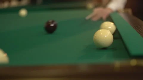 The game of billiards  Stock Footage 61767721