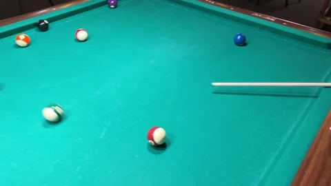 Game of billiards Stock Footage 124606174