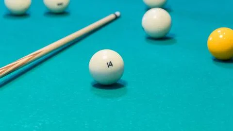 Game of billiards Stock Photos
