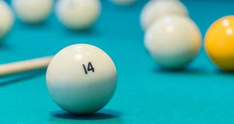 Game of billiards Stock Photos