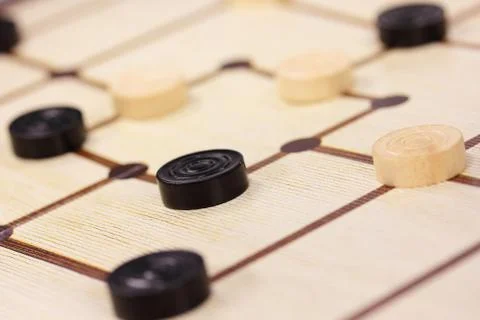 Game board mill Stock Photos