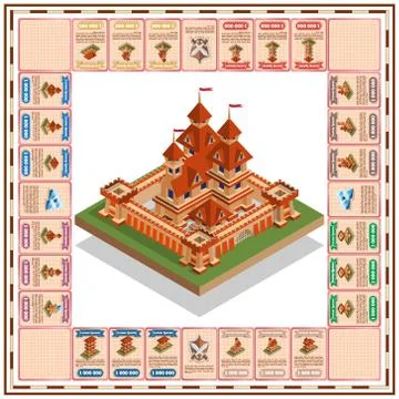 Game cards. Stock Illustration