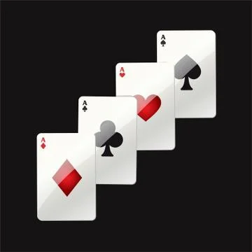Game cards - modern vector realistic isolated clip art Stock Illustration