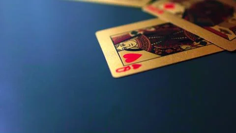 Game of cards 库存照片
