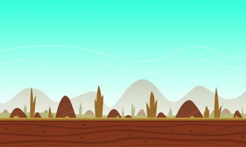 Game Cartoon Background Stock Illustration