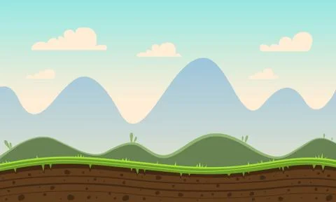 Game Cartoon Background Stock Illustration