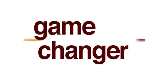 Game changer animated word cloud, text design animation. Stock Footage 71236575