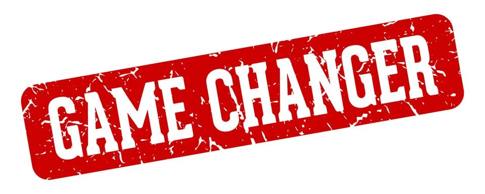 Game changer rectangular sign. game changer stamp Stock Illustration