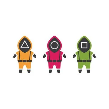 Game character cartoon Stock Illustration