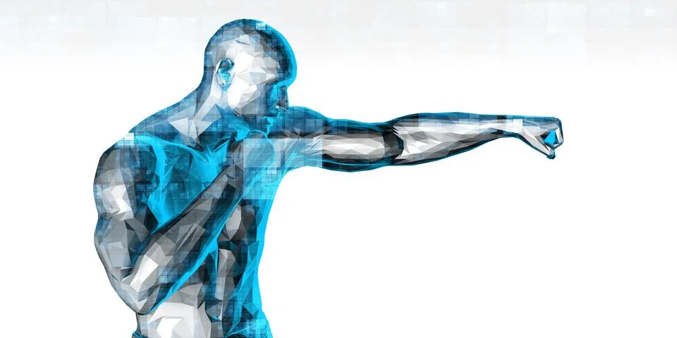 Game Character Modeling Stock Illustration