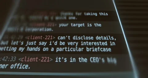 In game chat log from a video game Video stock 321765409
