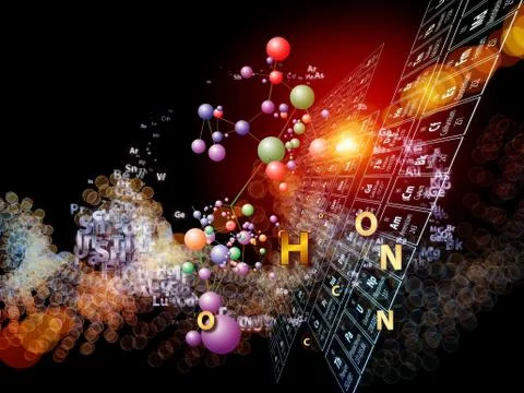 Game of Chemical Elements Stock Illustration