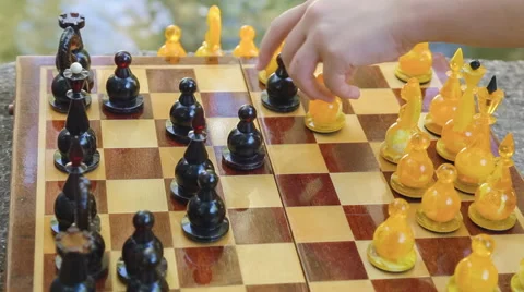 Game of chess Stock Footage 50883037