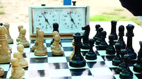 The game of chess Stock Footage 53206542