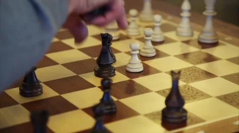 Game of chess Stock Footage 58279508